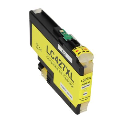 Cartouche compatible Brother LC-427XLY - Jaune - Grande capacité