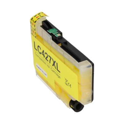 Cartouche compatible Brother LC-427XLY - Jaune - Grande capacité