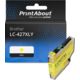 Huismerk Brother LC-427XLY Inktcartridge Geel Hoge capaciteit