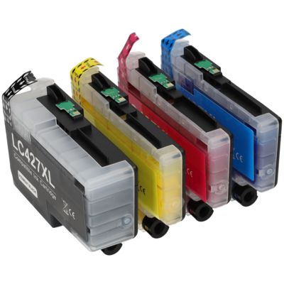 Cartouche compatible Brother LC-427XLVAL - 4 couleurs - Grande capacité - Multipack