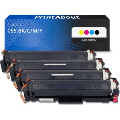 Huismerk Canon 055 BK/C/M/Y Toner 4-kleuren Multipack
