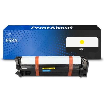 Huismerk HP 658A (W2002A) Toner Geel