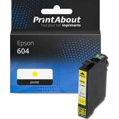 Cartouche compatible Epson 604 (C13T10G44010) - Jaune