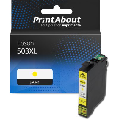 Cartouche compatible Epson 503XL (C13T09R44010) - Jaune - Grande capacité