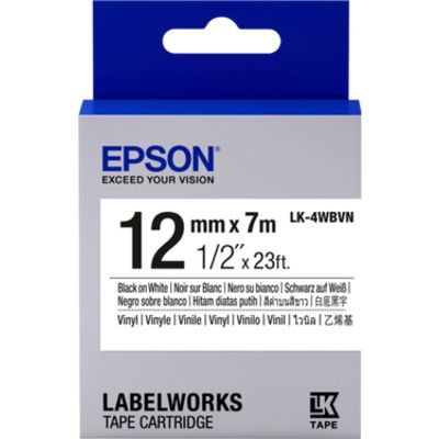 Epson LK-4WBVN Tape Zwart op wit