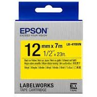 Epson LK-4YBVN - Noir sur jaune - Ruban