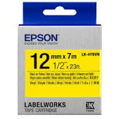 Epson LK-4YBVN Tape Zwart op geel
