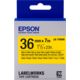 Epson LK-7YBVN - Noir sur jaune - Ruban