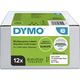 Dymo 2093095 (12 stuks) Etiket Zwart op wit