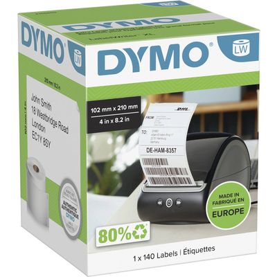 Dymo 2166659 - Noir sur blanc - Étiquette