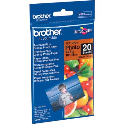 Brother BP71GP20 (10 x 15) - Papier photo
