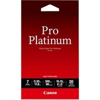 Canon PT-101 photo paper pro platinum 300 grams 10 x 15 cm (20 vel) - Papier photo