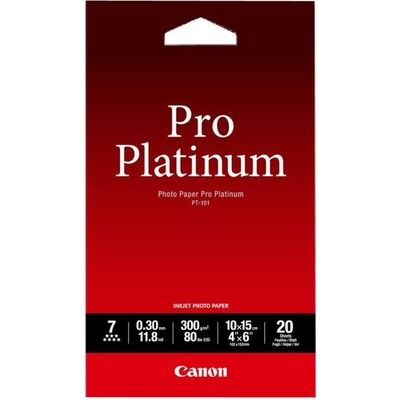 Canon PT-101 photo paper pro platinum 300 grams 10 x 15 cm (20 vel) Fotopapier
