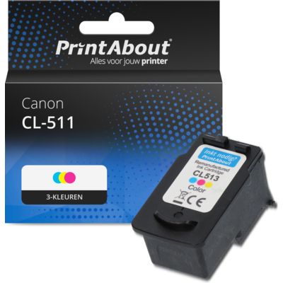 Huismerk Canon CL-511 Inktcartridge 3-kleuren