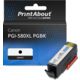 Huismerk Canon PGI-580XL PGBK Inktcartridge Zwart Hoge capaciteit