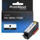 Cartouche compatible Canon PGI-580XL PGBK - Noir - Grande capacité