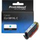 Huismerk Canon CLI-581XL C Inktcartridge Cyaan Hoge capaciteit
