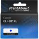Huismerk Canon CLI-581XL Inktcartridge Foto-blauw Hoge capaciteit