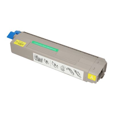 Huismerk OKI 47095701 Toner Geel