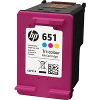 HP 651 (C2P11AE) - 3-couleurs - Cartouche d'encre