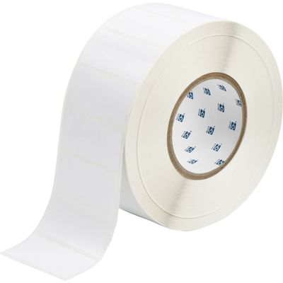 Brady THT-17-423-3 Étiquette polyester brillant blanc (50,8 x 25,4 mm)