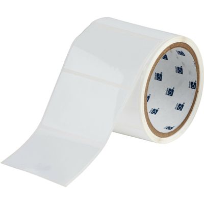 Brady THT-19-423-1 Etiket Glossy Polyester Wit (76,2  x 50,8 mm)