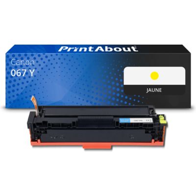 Toner compatible Canon 067 Y - Jaune