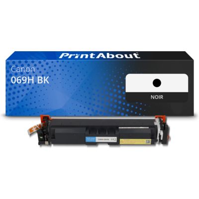 Toner compatible Canon 069H BK - Noir - Grande capacité