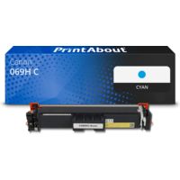 Toner compatible Canon 069H C - Cyan - Grande capacité