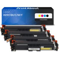 Huismerk Canon 069H BK/C/M/Y Toner 4-kleuren Multipack Hoge capaciteit
