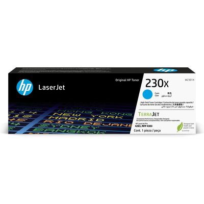 HP 230X (W2301X) Toner Cyaan Hoge capaciteit