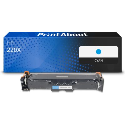 Toner compatible HP 220X (W2201X) - Cyan - Grande capacité