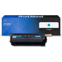 Huismerk HP 212X (W2121X) Toner Cyaan Hoge capaciteit