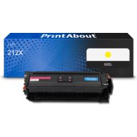 Huismerk HP 212X (W2122X) Toner Geel Hoge capaciteit