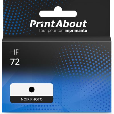 Cartouche compatible HP 72 (C9370A) - Noir photo