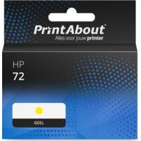 Huismerk HP 72 (C9373A) Inktcartridge Geel