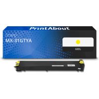 Huismerk Sharp MX-31GTYA Toner Geel