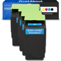 Toner compatible Xerox 006R04364/65/66/67 - 4 couleurs - Grande capacité - Multipack