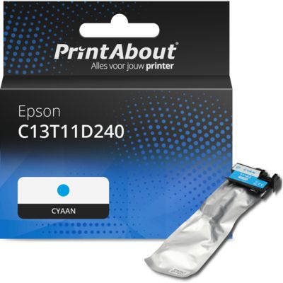 Huismerk Epson C13T11D240 Inktcartridge Cyaan Hoge capaciteit