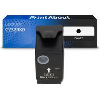 Huismerk Lexmark C2320K0 Toner Zwart
