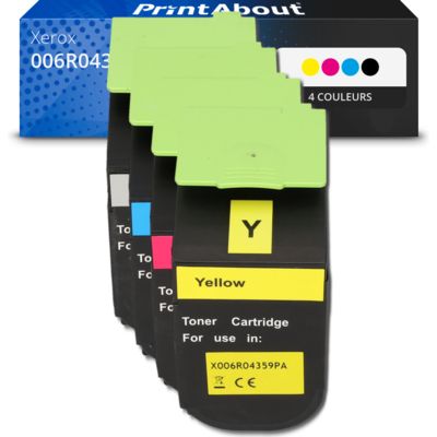 Toner compatible Xerox 006R04356/57/58/59 - 4 couleurs - Multipack