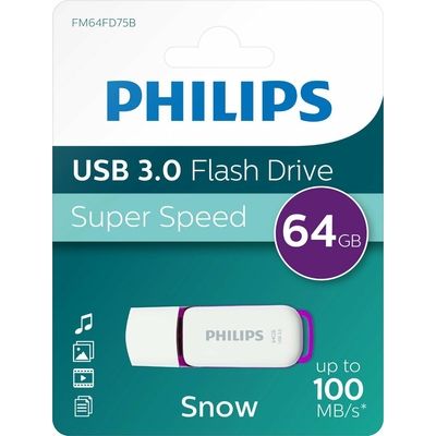 Philips USB 3.0 Snow 64GB - Clé USB