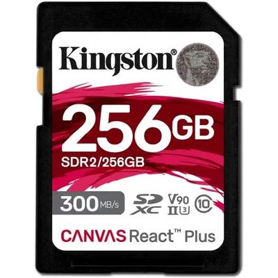 Kingston Canvas React Plus SDXC 256GB SD-kaart