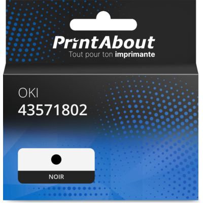 Produit compatible OKI 43571802 - Noir