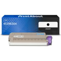 Huismerk OKI 45396304 Toner Zwart