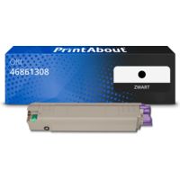 Huismerk OKI 46861308 Toner Zwart