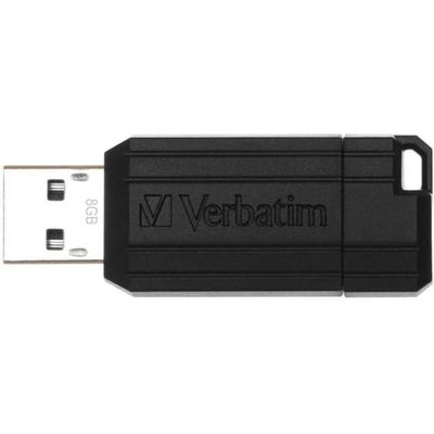 Verbatim USB 2.0 Stick Pinstripe 8GB clé USB noire