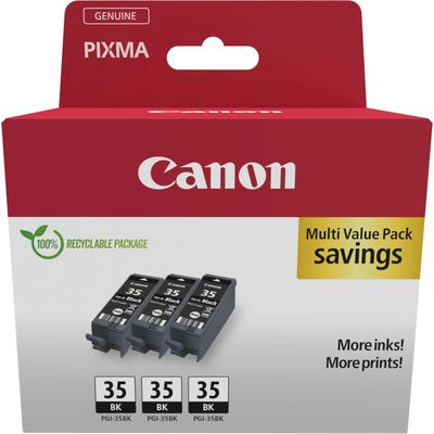 Canon PGI-35 triple pack - Noir - Cartouche d'encre - Multipack