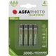 Agfaphoto Oplaadbare Micro AAA 4 stuks Batterij