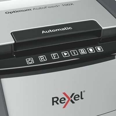 Rexel Optimum Auto+ 100X - Déchiqueteuse de papier